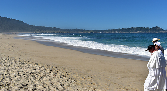 rosary walk carmel beach