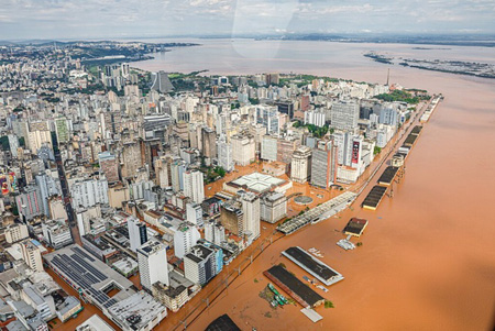 Porto Alegre flooded